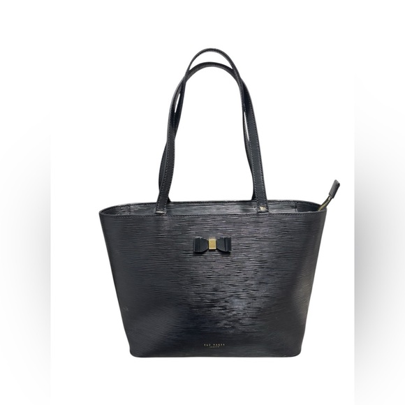 Ted Baker Handbags - TED BAKER Women’s Deannah Bow Detail Shopper Handbag, Black